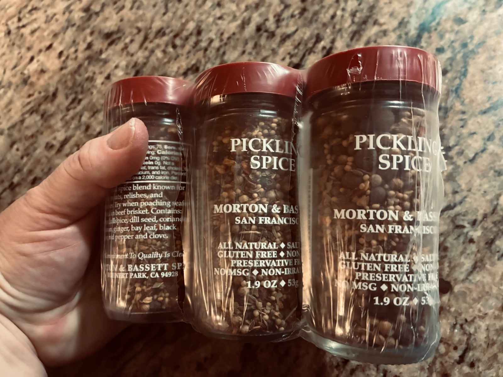 Pickling Spice 1.9 Oz(Case Of 3) By Morton & Bassett 3 bottles Brine Corned Beef