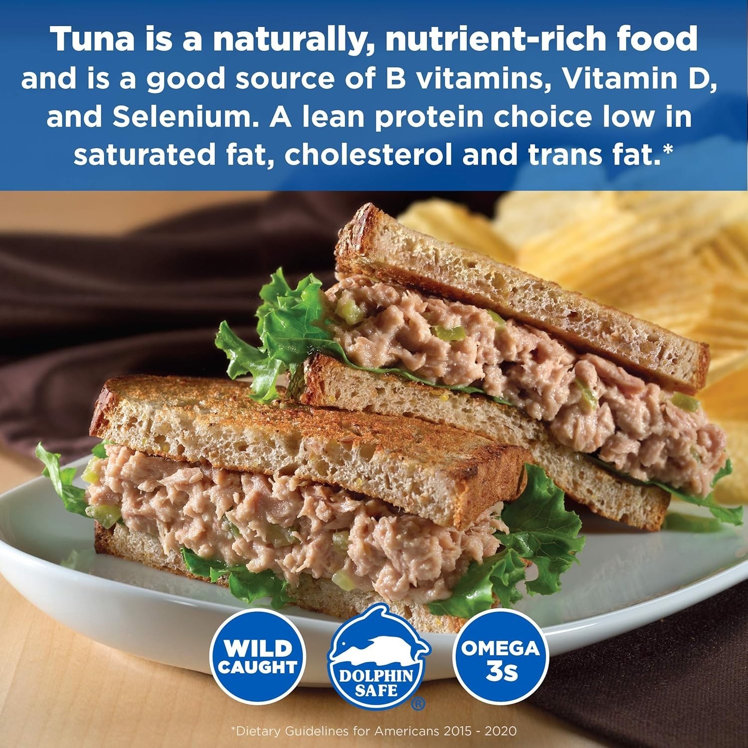 Solid White Albacore Tuna in Water – 12 oz Pack of 6 – Quality Protein