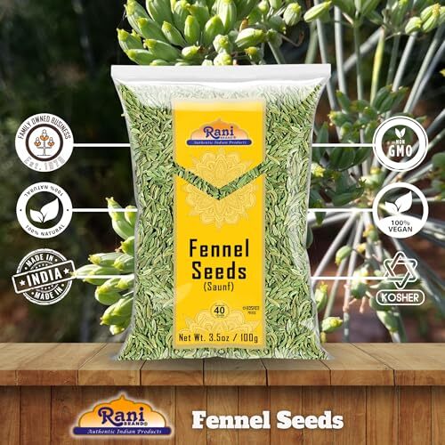 Rani Fennel Seeds (Saunf Sabut) Whole Spice 3.5oz (100g)