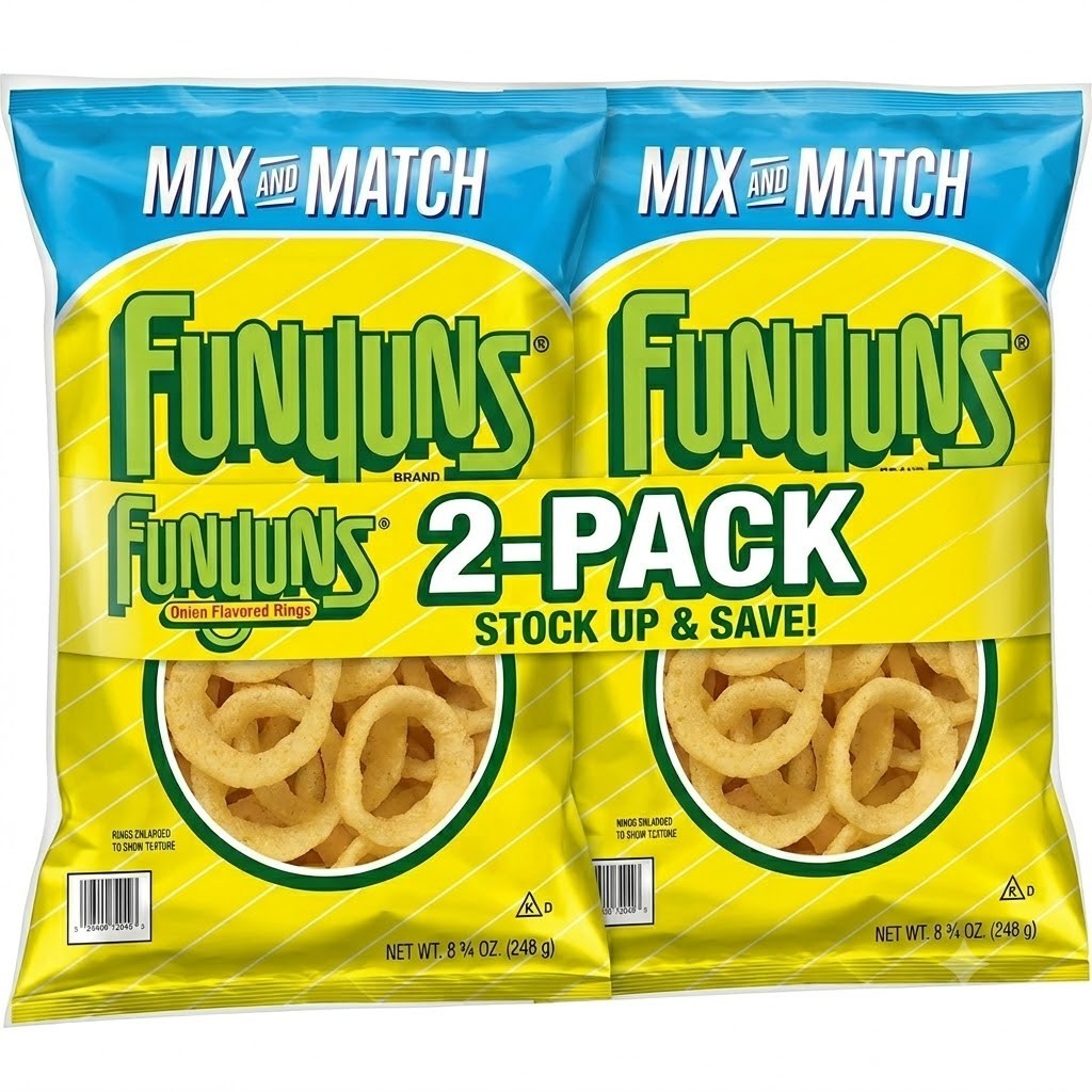 Funyuns Onion Flavored Rings 8.75 oz.( Pack of 2)
