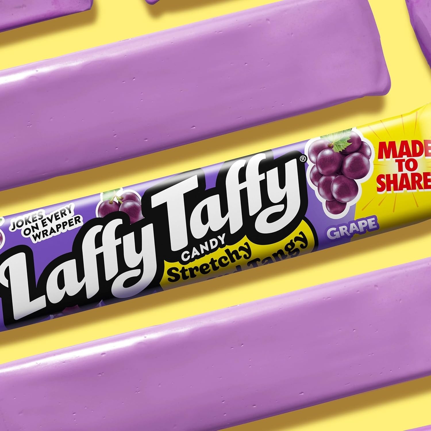 Stretchy & Tangy Variety Candy Box, Grape, Watermelon, and Cherry Flavors, 1….