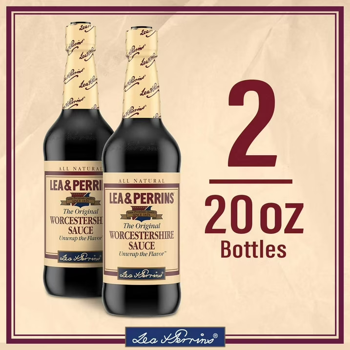 Lea & Perrins Worcestershire Sauce, 2-Pack (20 fl oz each), 40 fl oz Total