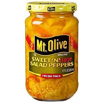Mt. Olive Sweet ‘N’ Hot Salad Peppers – 12 oz 12.0 Ounce (Pack of 1)