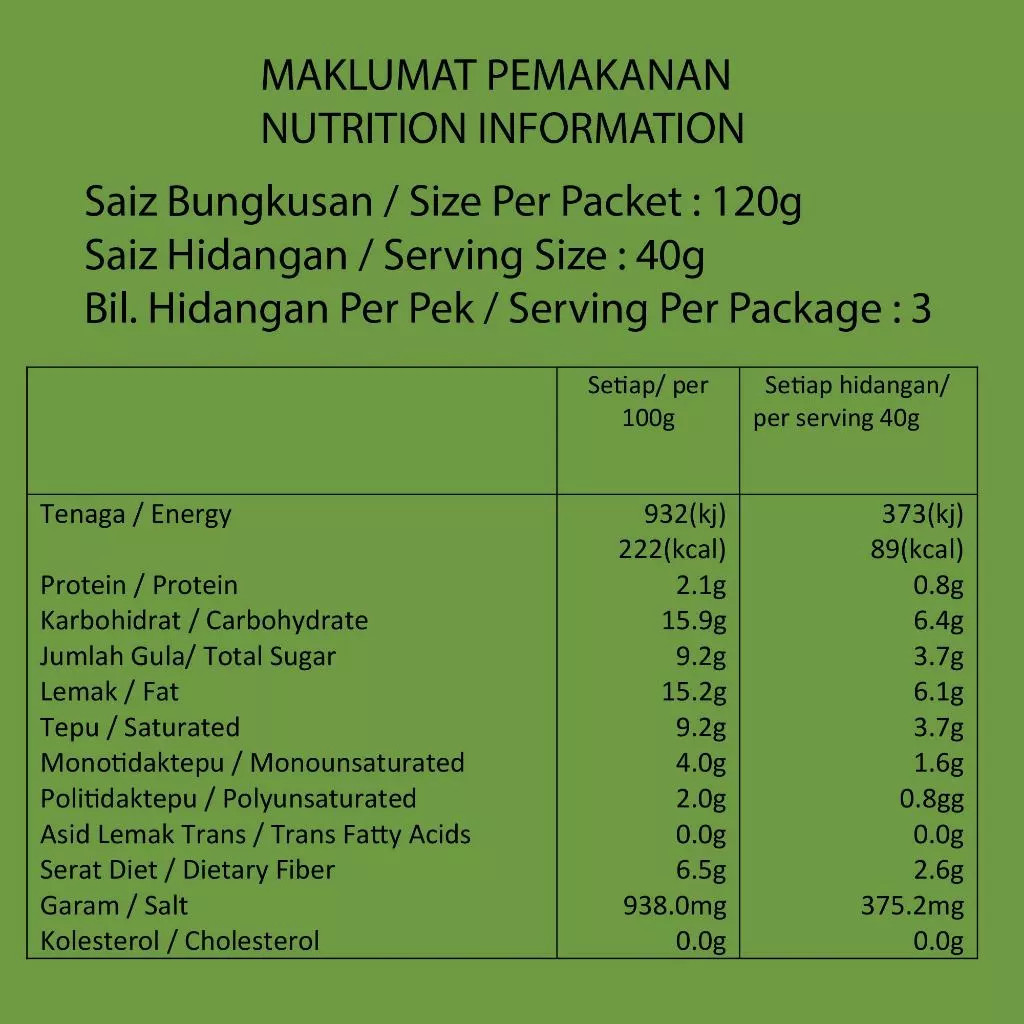 12 X Rendang Paste Authentic Malaysian Spice Halal Adabi 120g
