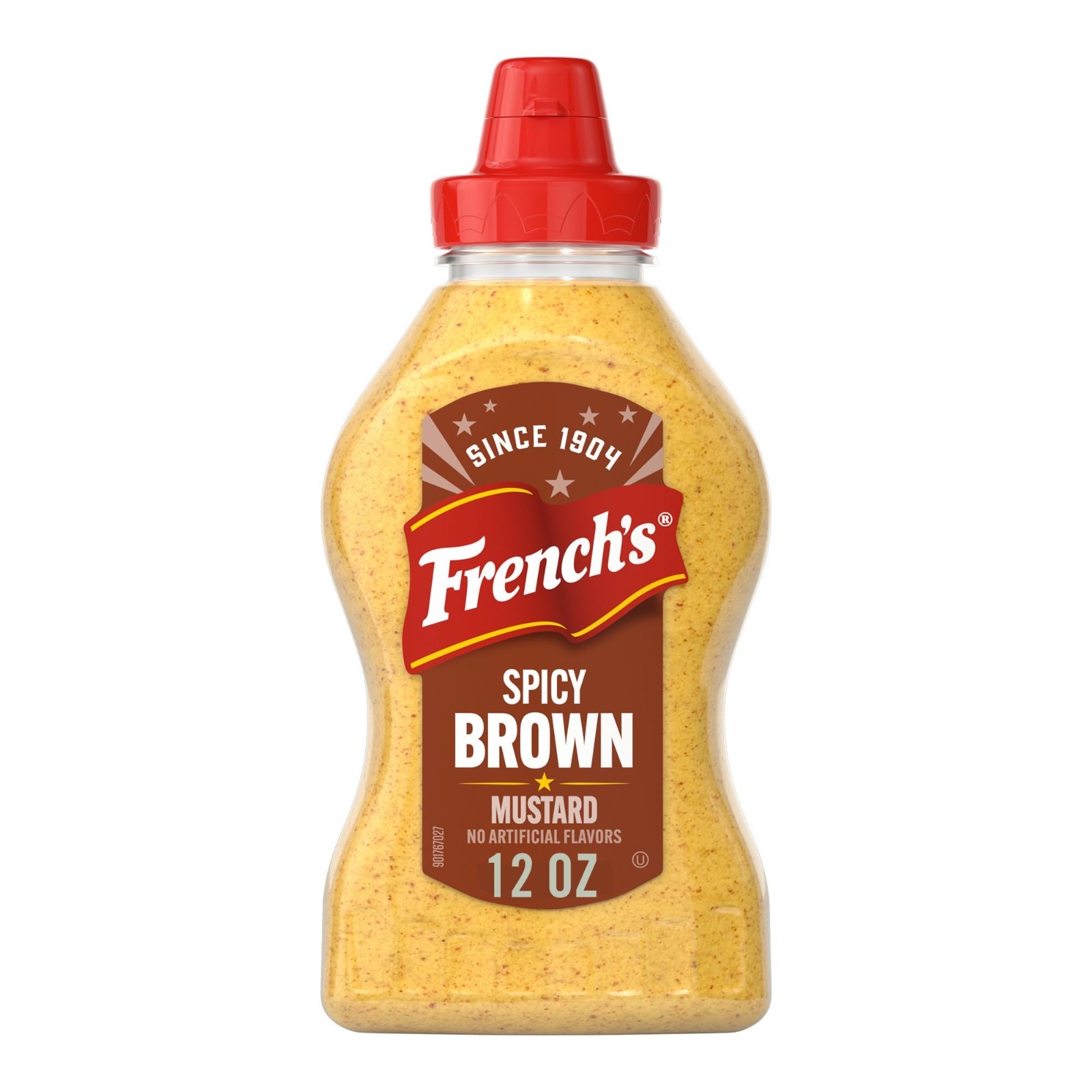 Spicy Brown Mustard 12 oz – Pack of 12, Gourmet Condiment for Sandwiches & BBQ