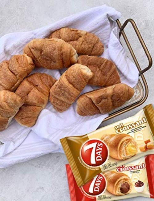 Soft Croissant, Caramel – Dulce De Leche, Breakfast Pastry, Individually Wrap…