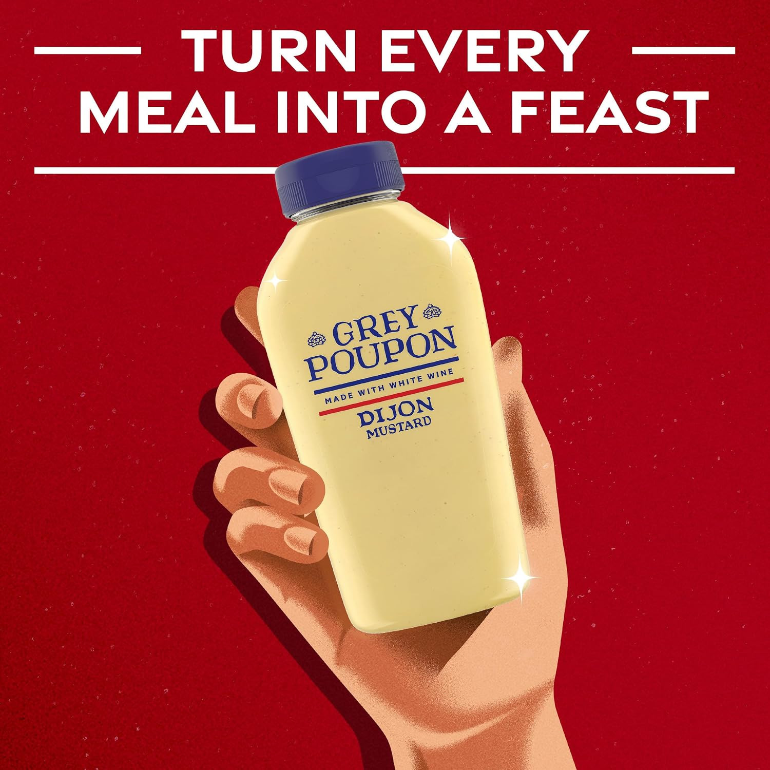 Grey Poupon Dijon Mustard, 10 Oz. Squeeze Bottle