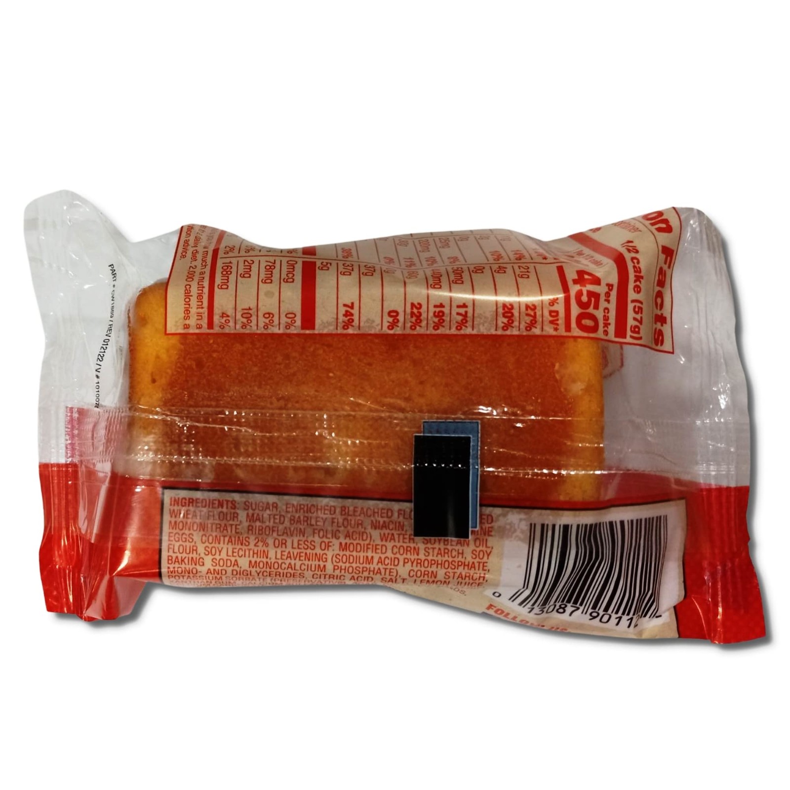 Otis Spunkmeyer Iced Lemon Loaf Cake 4 Oz | Pack of 12
