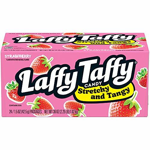 Laffy Taffy Stretchy & Tangy Strawberry, 1.5 Ounce, Pack of 24