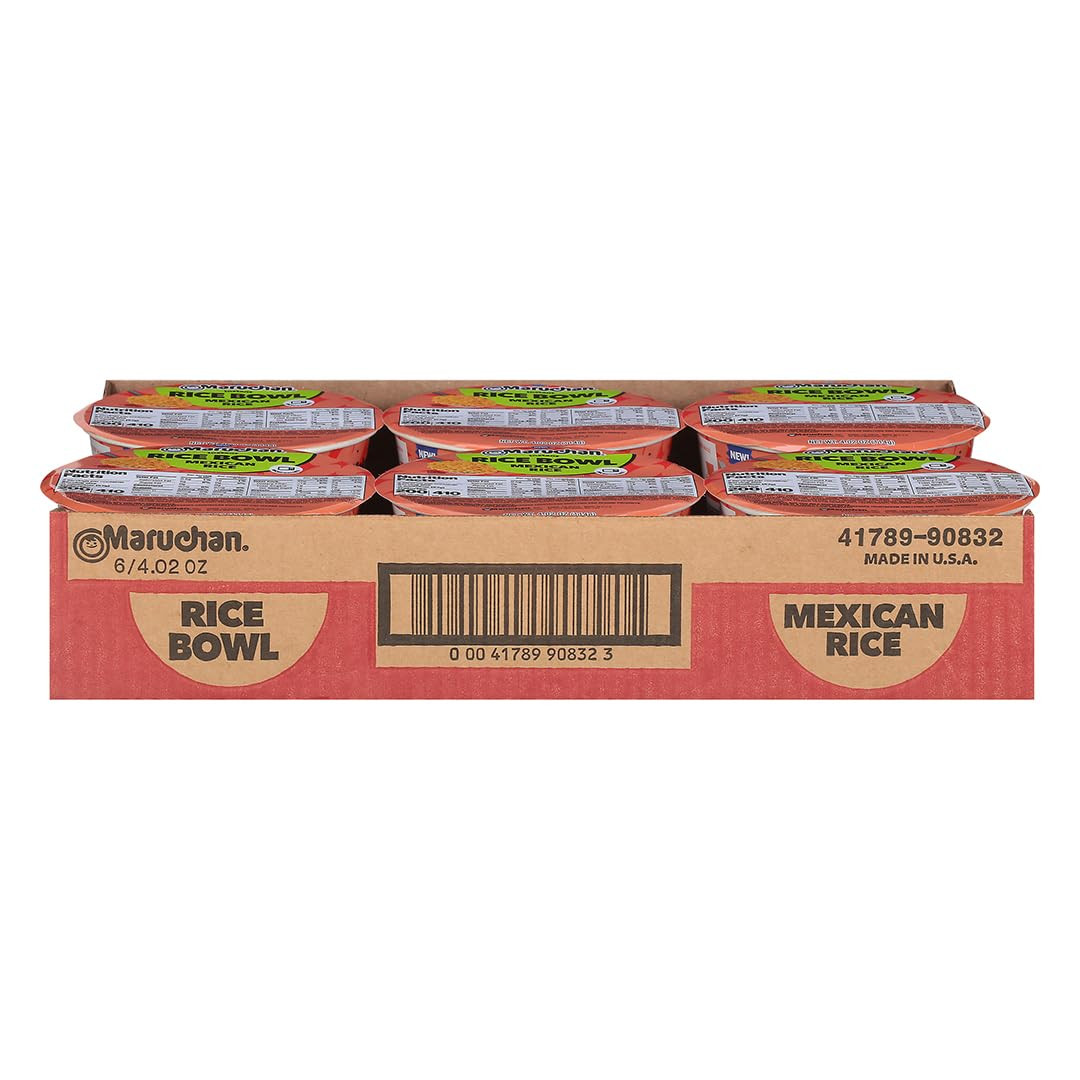 Instant Rice Bowl, Mexican Flavor – Microwavable Quick & Easy Side Dish or Meal