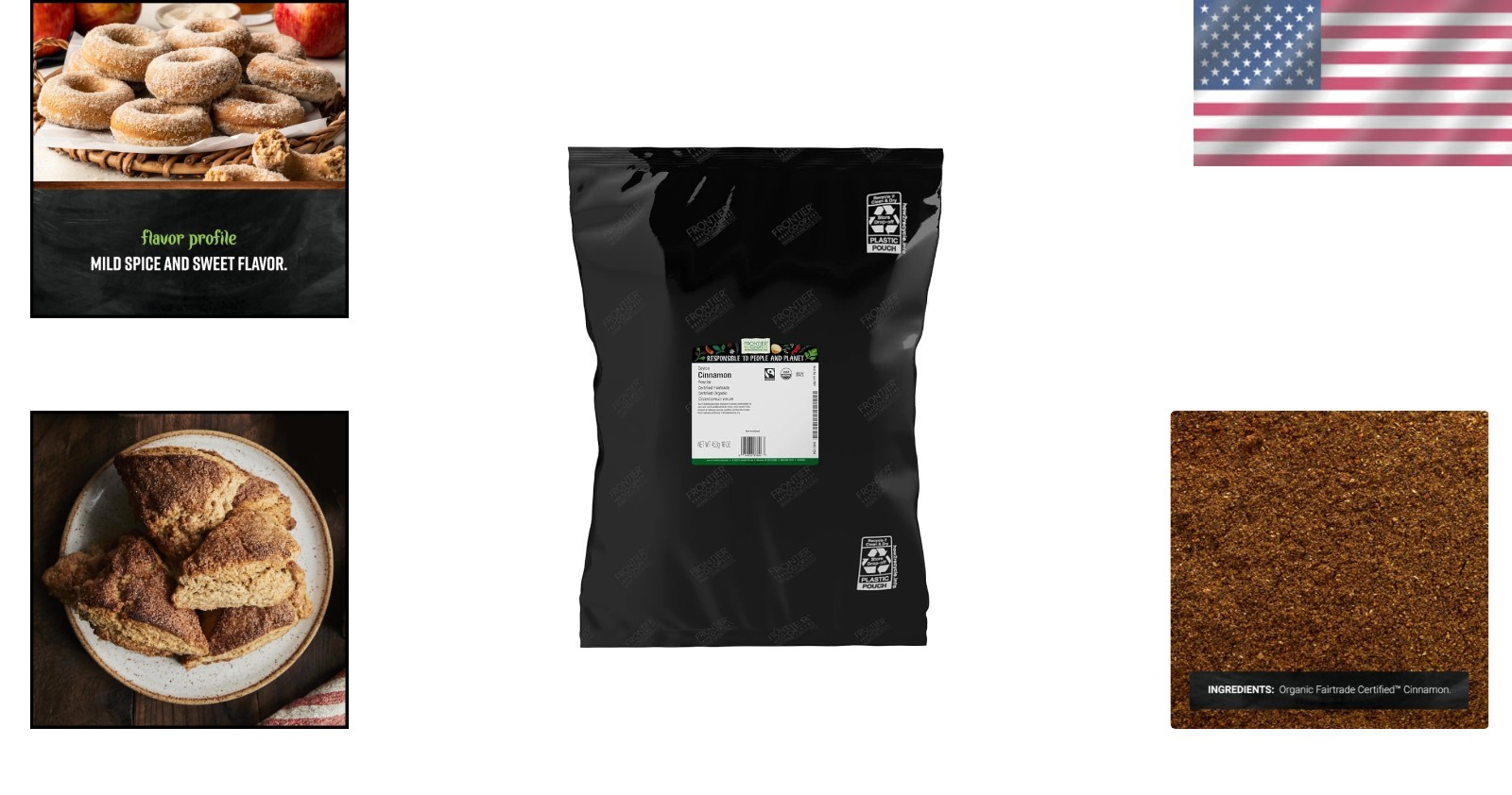 True Ceylon Cinnamon – Fairtrade Certified, Organic & Sweet – 16 Oz for Scones