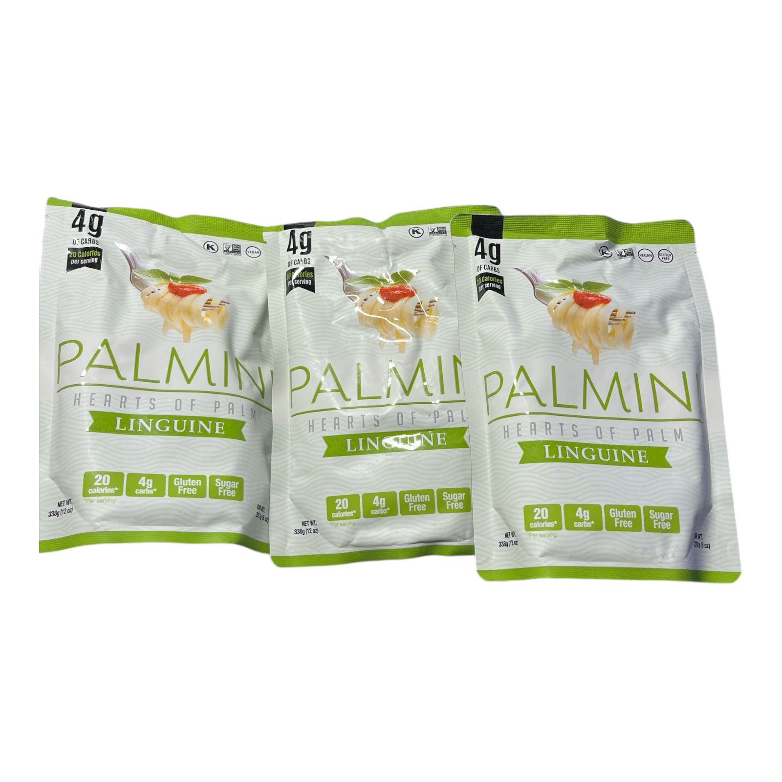 Palmini Linguine Pasta Low-Carb Gluten Free Vegan Pack of 3 Exp.11/2027