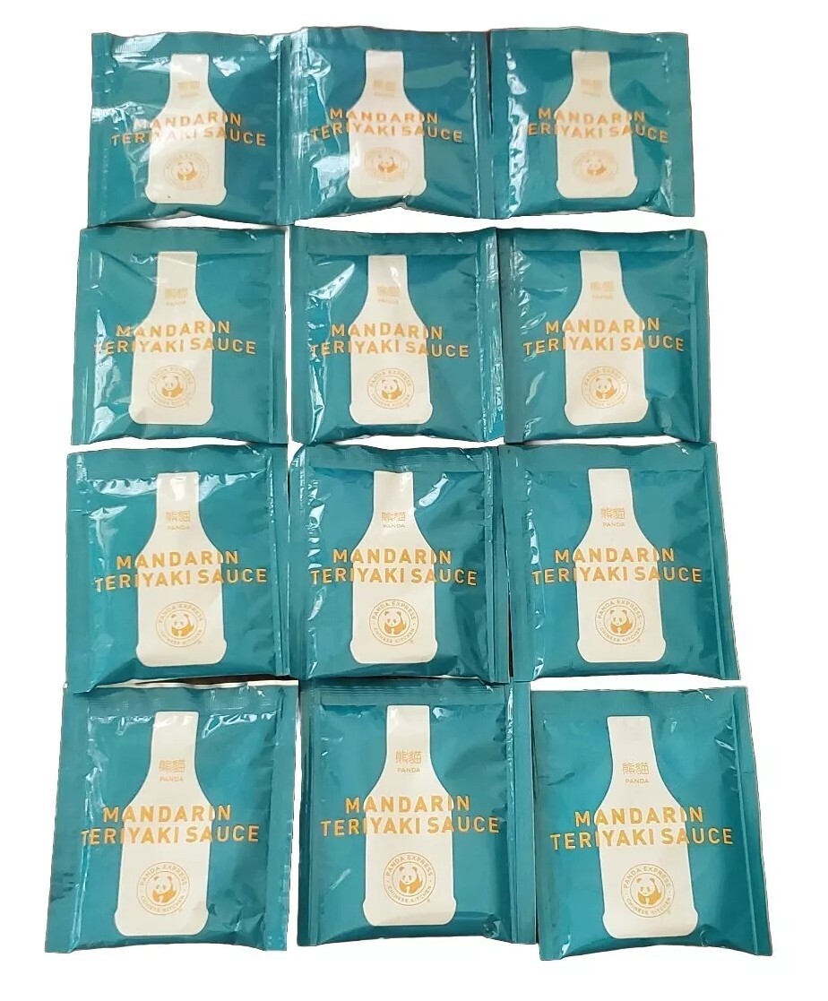 Panda Express Mandarin Teriyaki Sauce Packets 1 oz 12 packets