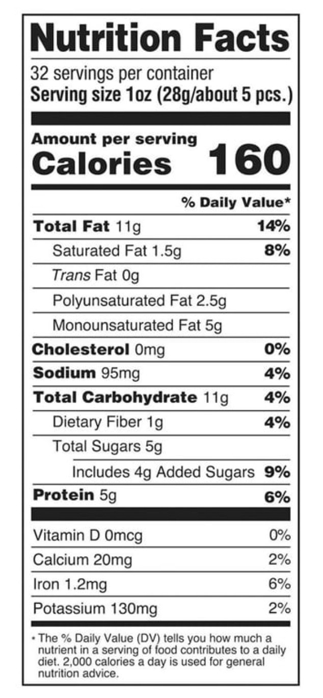 2 Packs Kirkland Signature Cashew Clusters 32 oz Each Pack