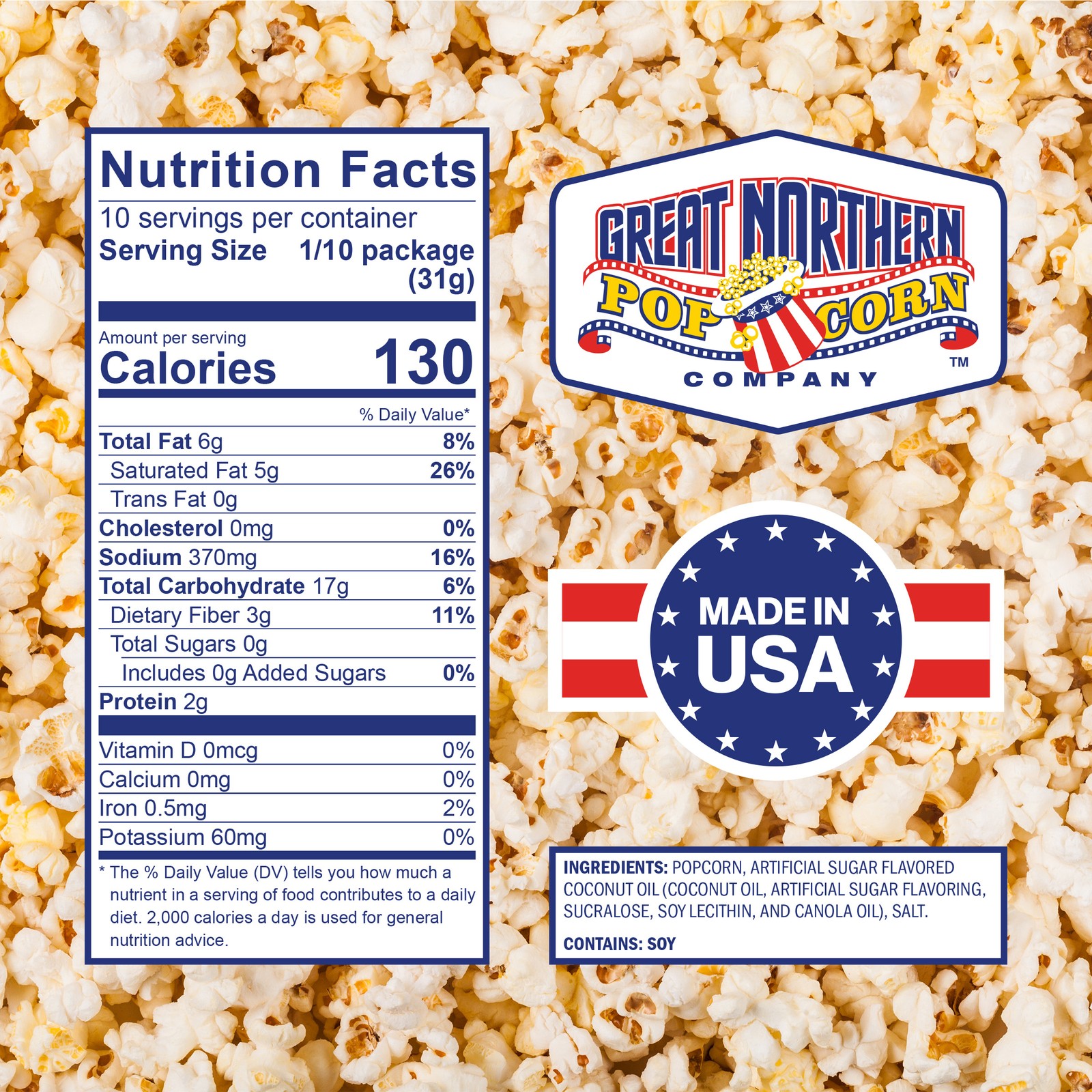 8oz Kettle Corn Popcorn Machine Popcorn Packets 5-Pack All in One Popcorn Packs