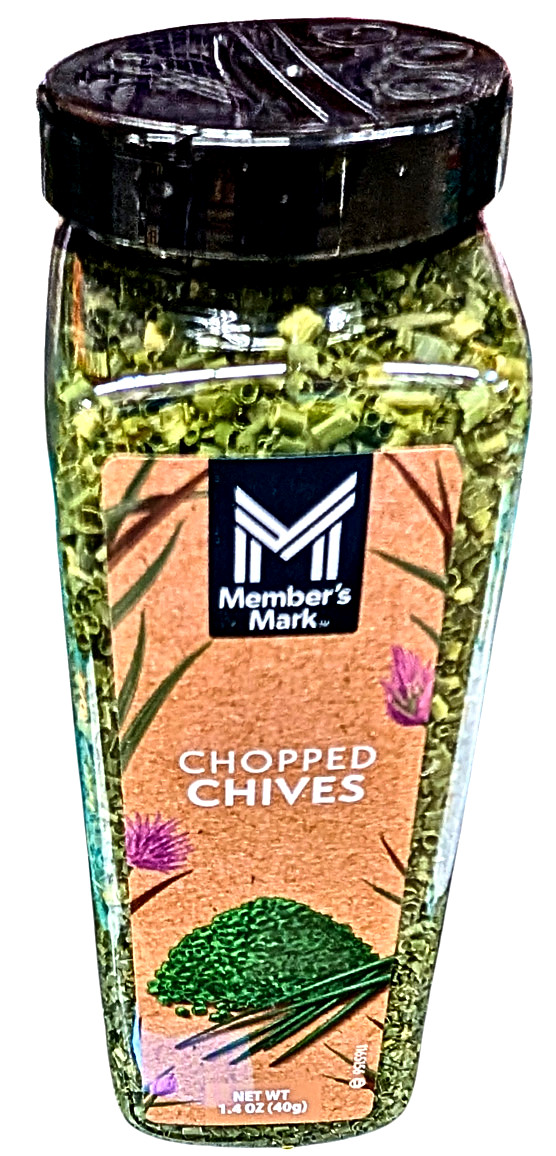 Member’s Mark Chopped Chives 1.4 Oz EXP 08/2027