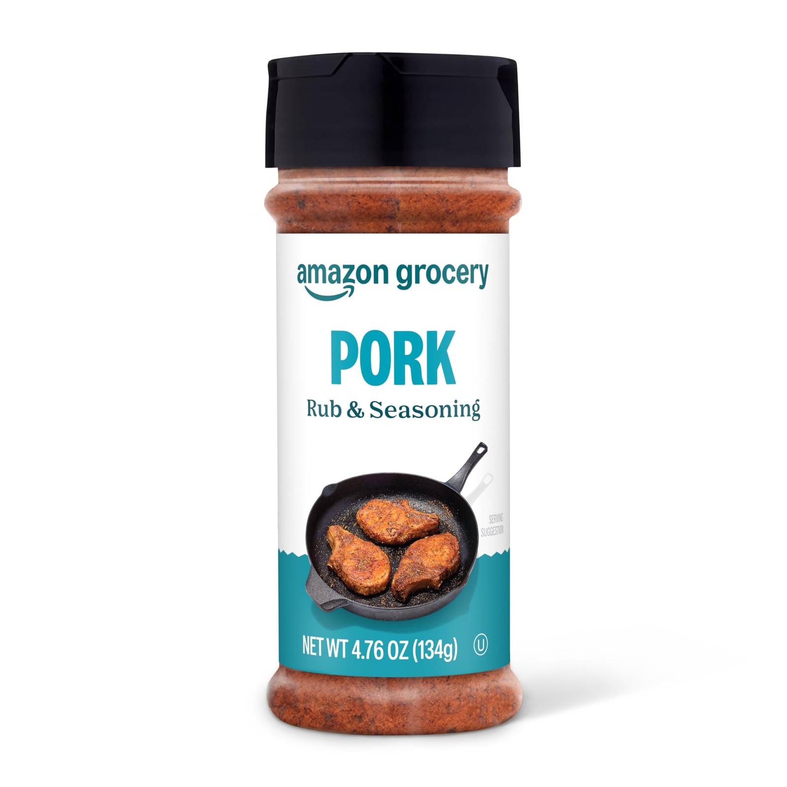 Amazon Grocery, Pork Rub & Seasoning, 4.76 Oz 72 Ounce (Pack of 1)