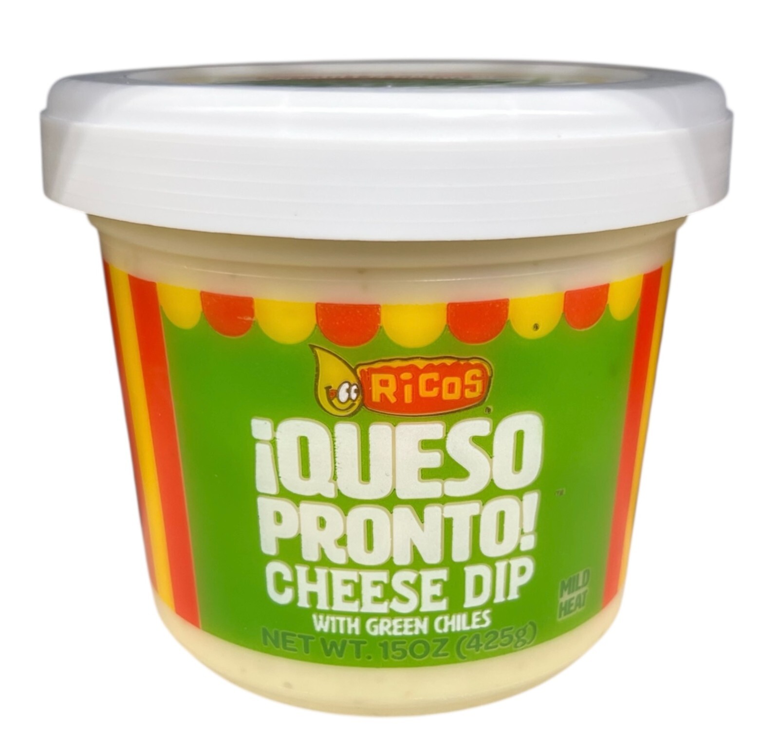 RIcos Queso Pronto Mild Green Chile Cheese Dip 15 oz