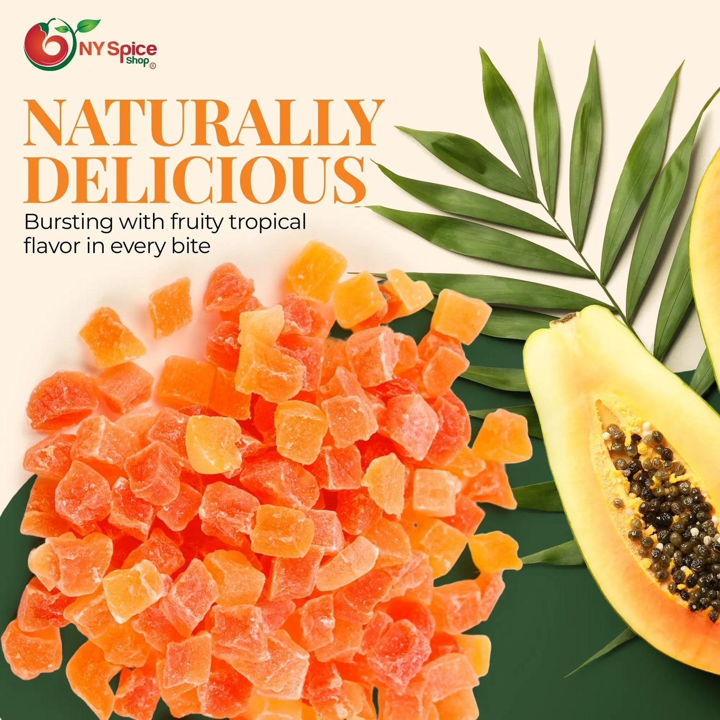 Diced Papaya – Premium Quality – by NY Spice