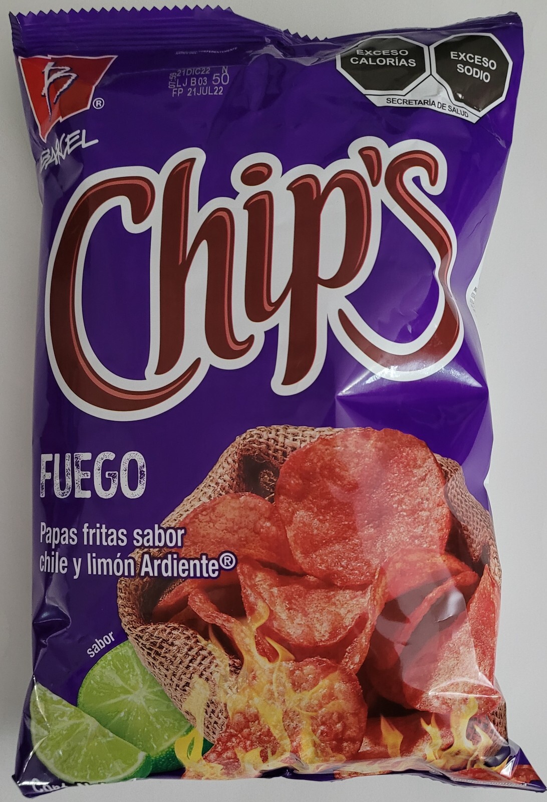 NEW BARCEL CHIP’S FUEGO MEXICAN CHIPS 170 GRAM BAG