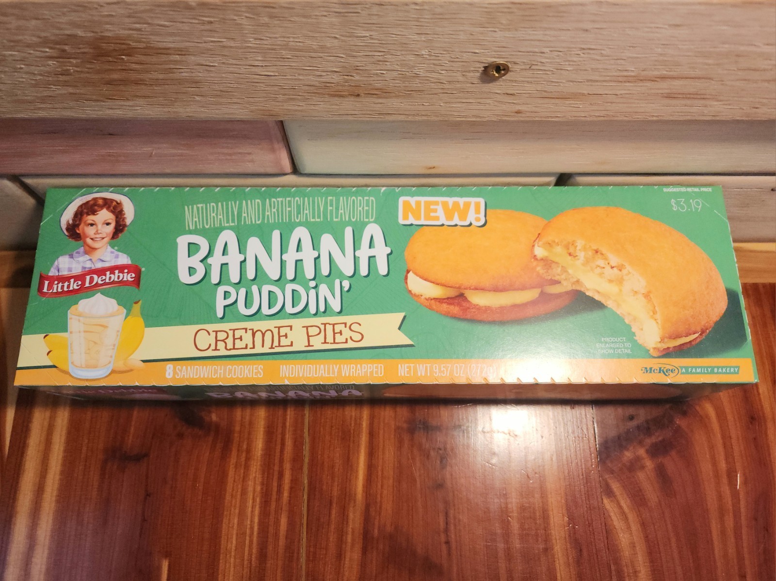 Little Debbie Banana Puddin’ Creme Pies, 9.57 oz