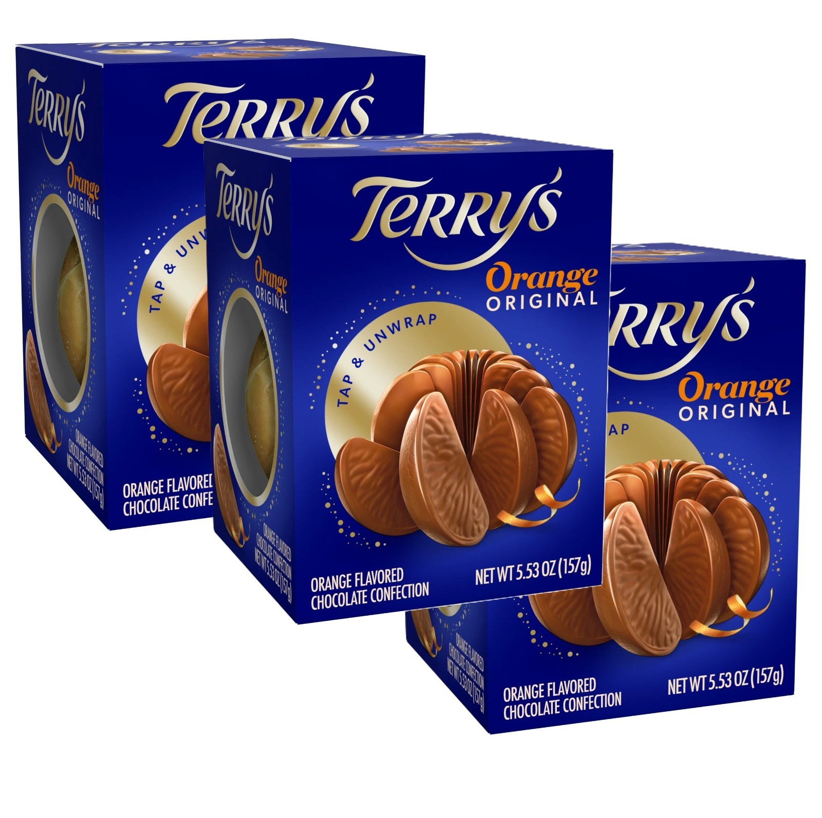Terry’s Chocolate Orange Oil-Infused 20 Break Apart Sections Candy 5.53oz 3 Pk