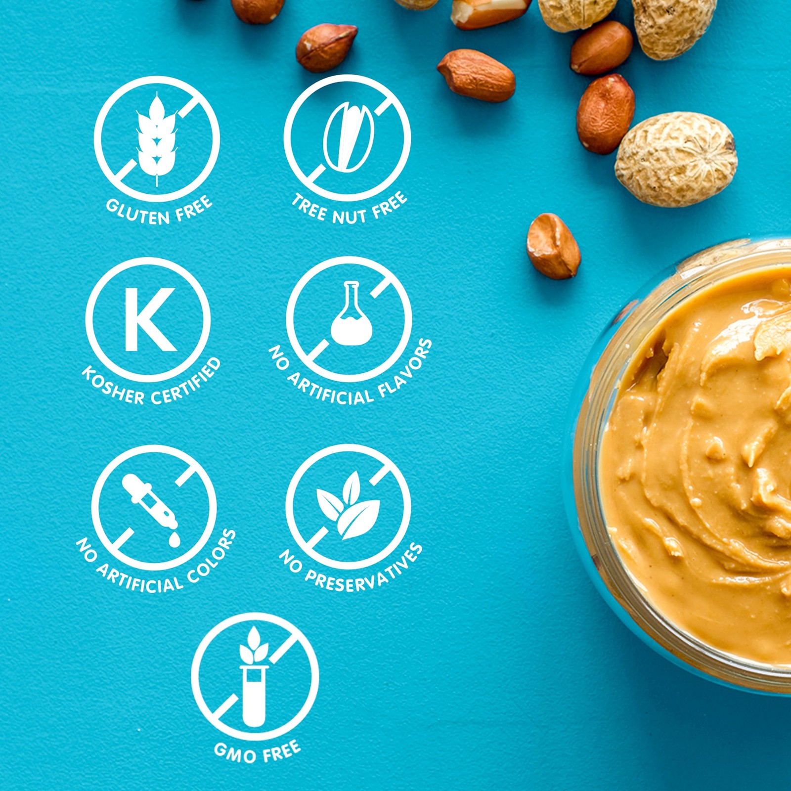 SKIPPY Natural Peanut Butter Creamy Spread, Gluten Free, 26.5 oz Jar