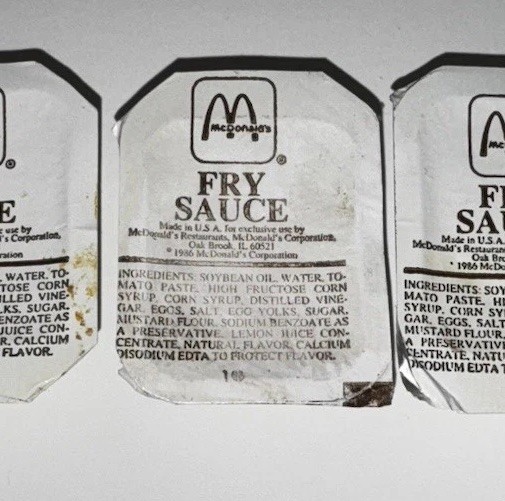 VTG 1986 McDonald’s Test Market Fry Packet Rare Advertising Collectible