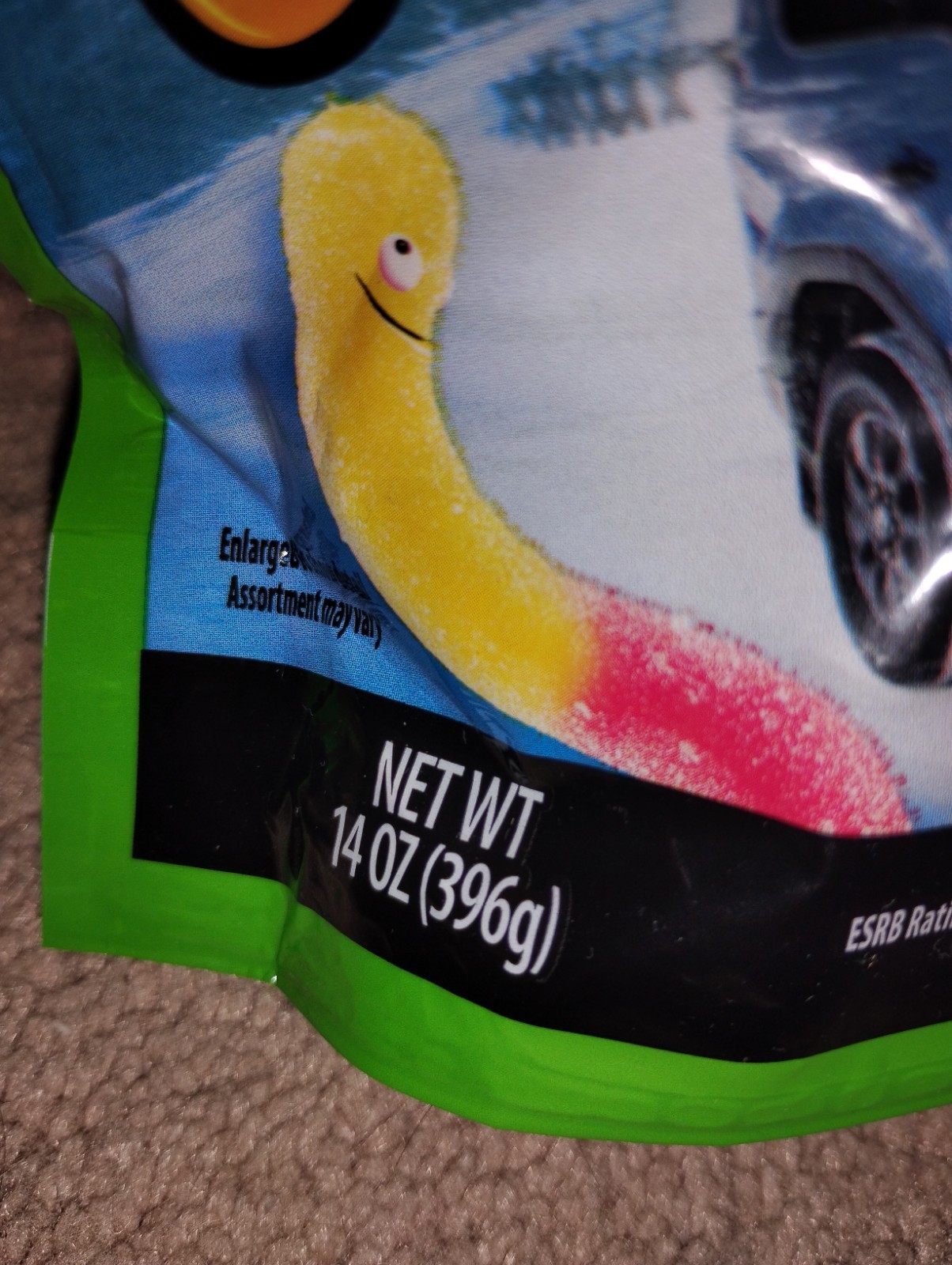 Trolli Sour Brite Crawlers Gummy Candy! Promotion The Game Forza Horizon 14 Oz.