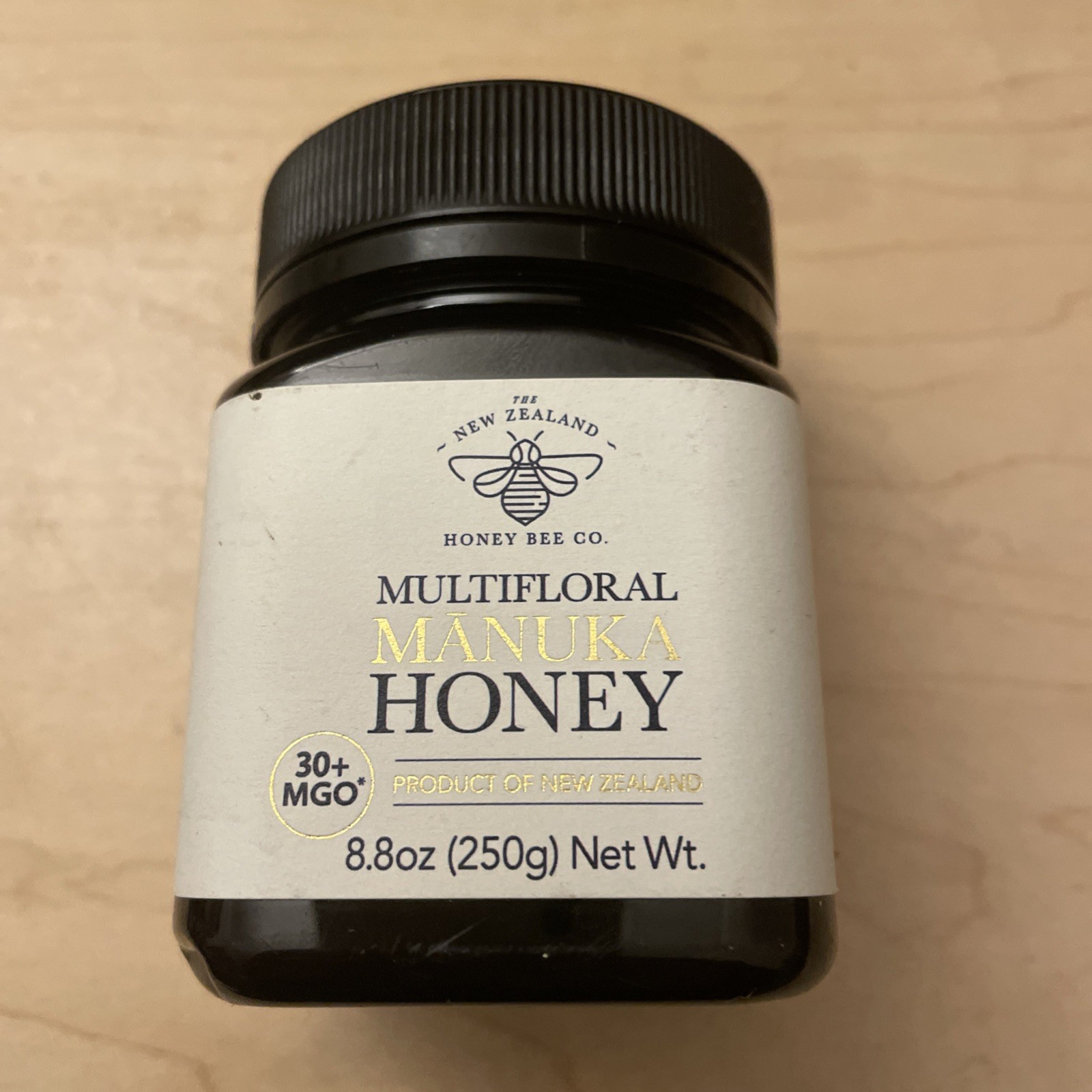 MANUKA HONEY NEW ZEALAND MULTIFLORAL 30+ MGO RAW 250 g