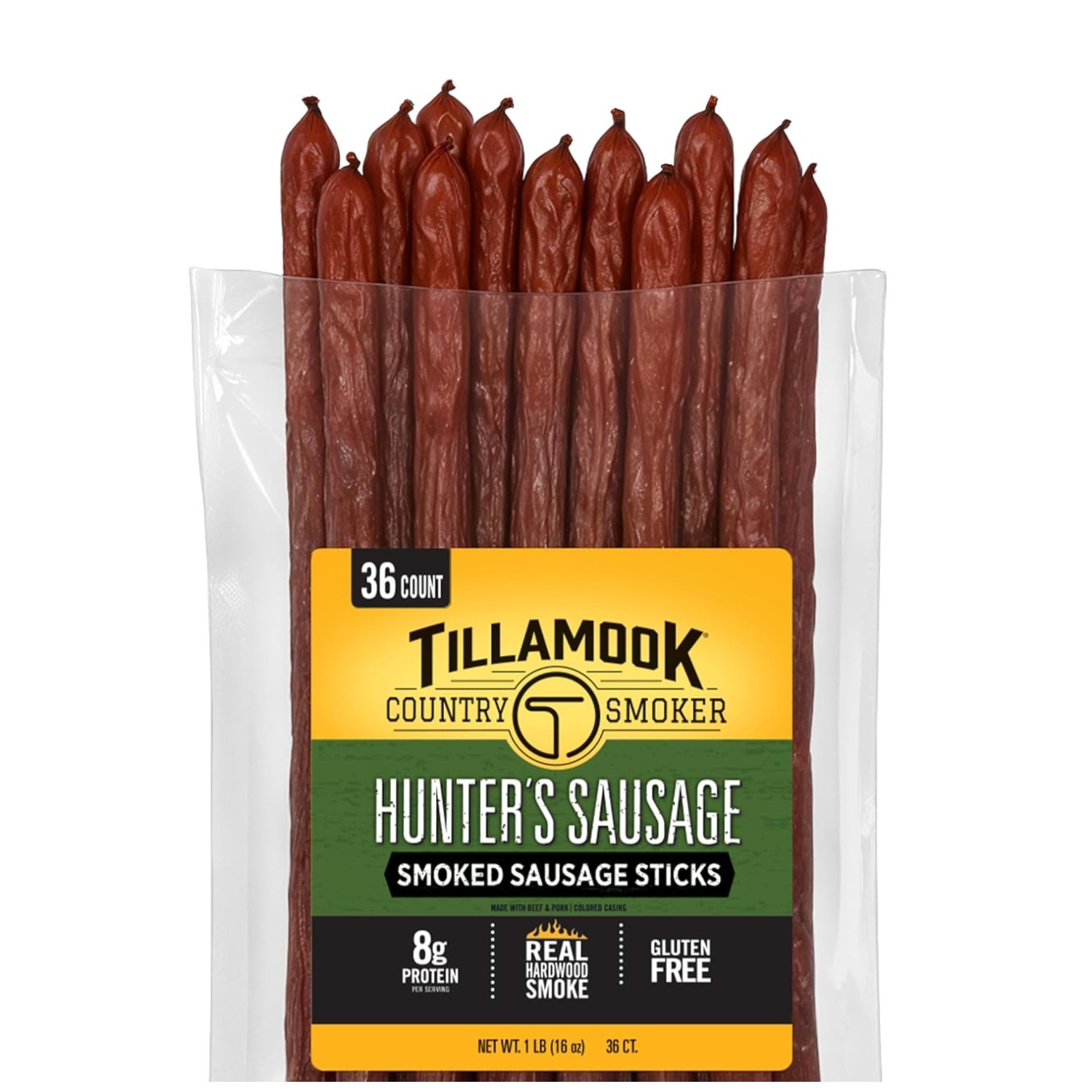 Savory Hunter’s Smoked Sausage, 8g Protein, 0g Sugar