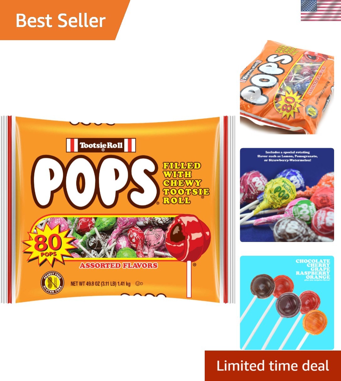 Delicious Tootsie Roll Pops – 80 Count Assortment, Perfect for Every Celebration