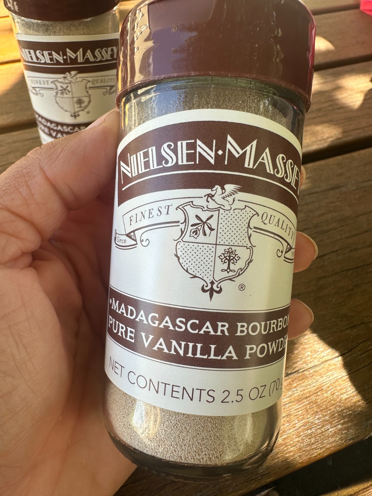 Lot of 2 Nielsen-Massey Madagascar Bourbon Pure Vanilla Powder 2.5 oz