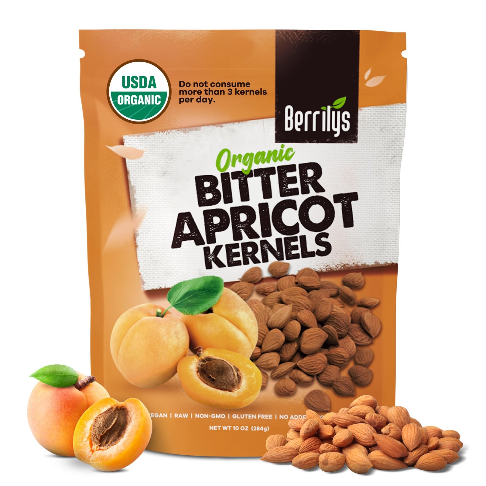 Organic Bitter Apricot Kernels USDA Certified Organic Bitter Apricot Seeds …