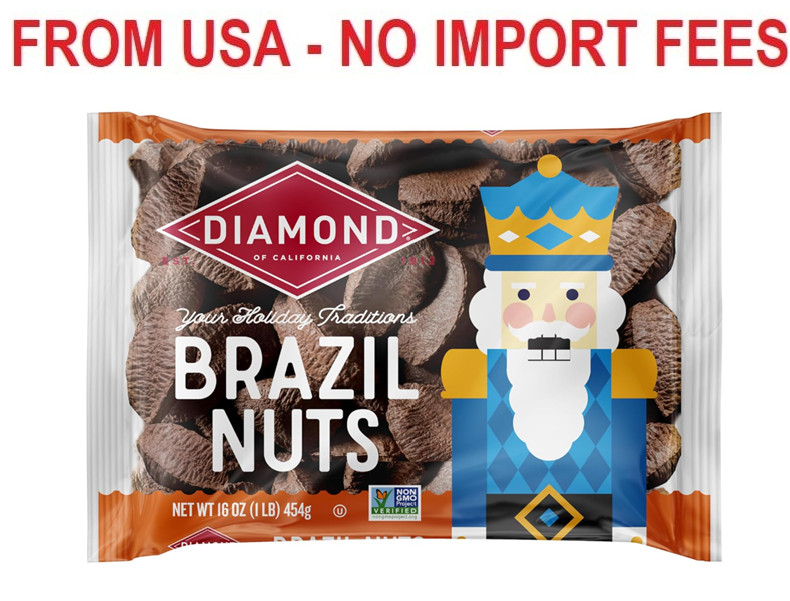 Diamond of California In-Shell Brazil Nuts, 16.0 oz Bag