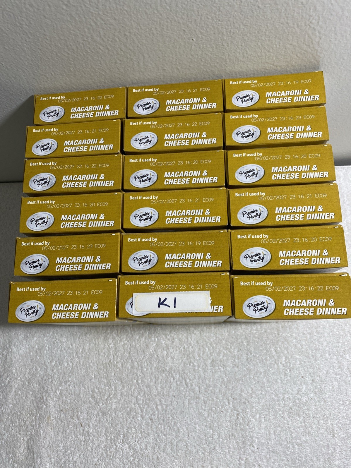 18 Pack Premier Pantry Macaroni & Cheese 7.25oz Each | New | BB 05/2027 (K1)