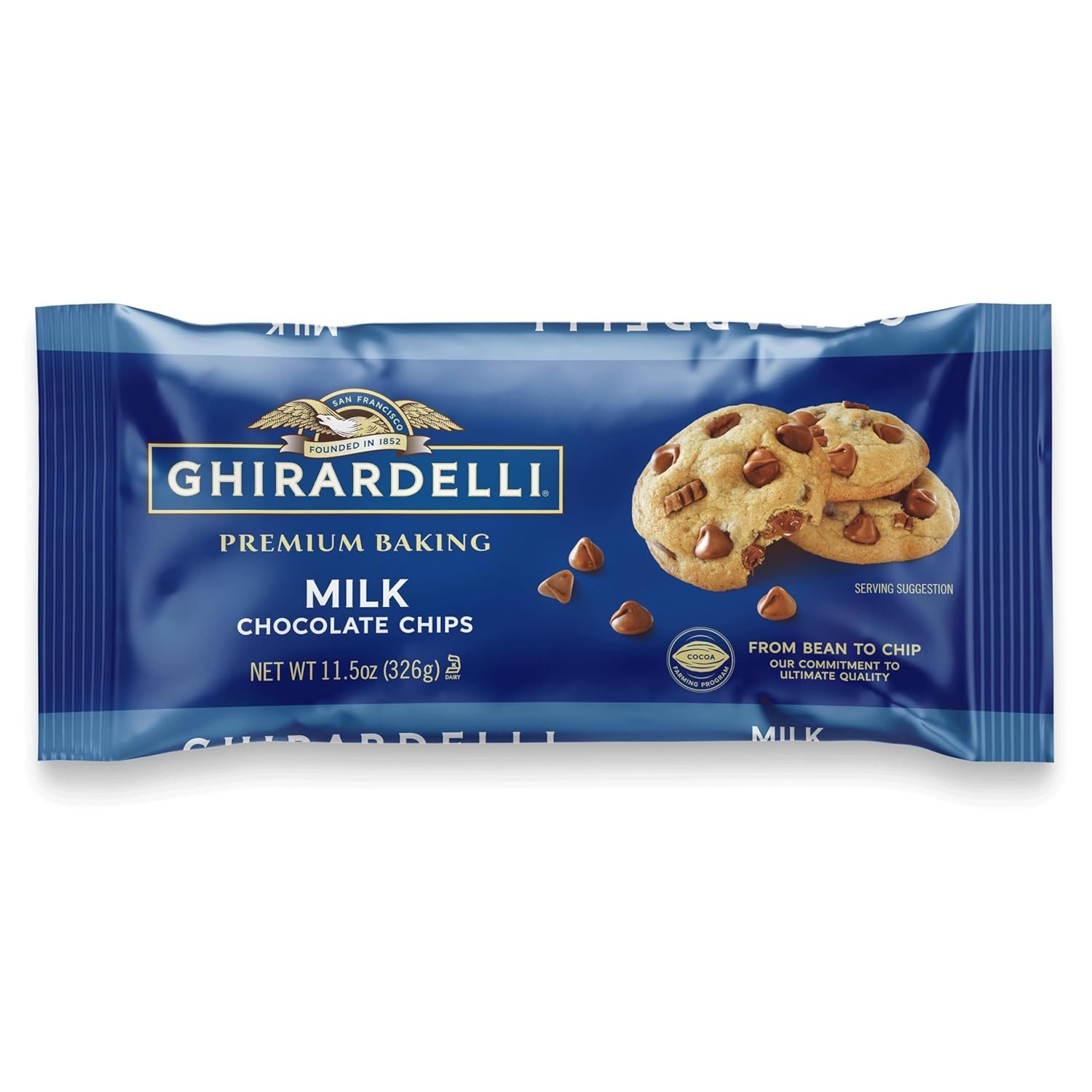 GHIRARDELLI Milk Chocolate Chips for Baking