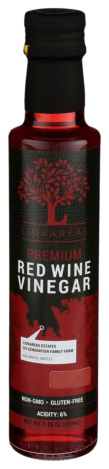 Greek Red Wine Vinegar – Organic – NonGMO – Gluten Free – Paleo – 6% Acidity …