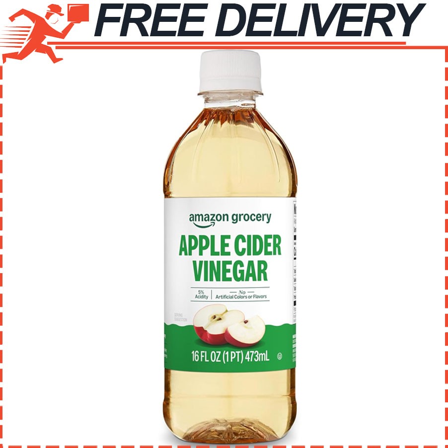 Amazon Grocery, Apple Cider Vinegar, No Artificial Flavors, 16 Fl Oz