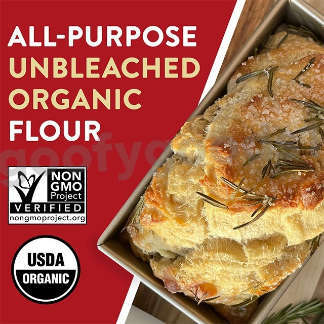 Organic Baking Flour – Unbleached All-Purpose, 5 lb