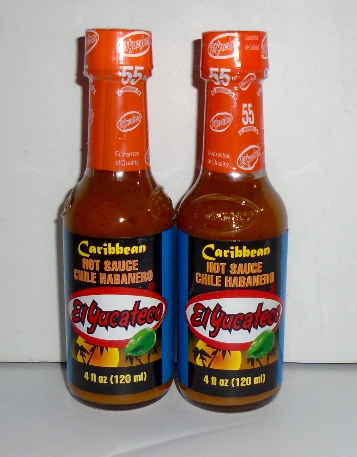 NEW EL YUCATECO CARRIBEAN MEXICAN CHILE HABANERO HOT SAUCE ~ 55th Anniversary!