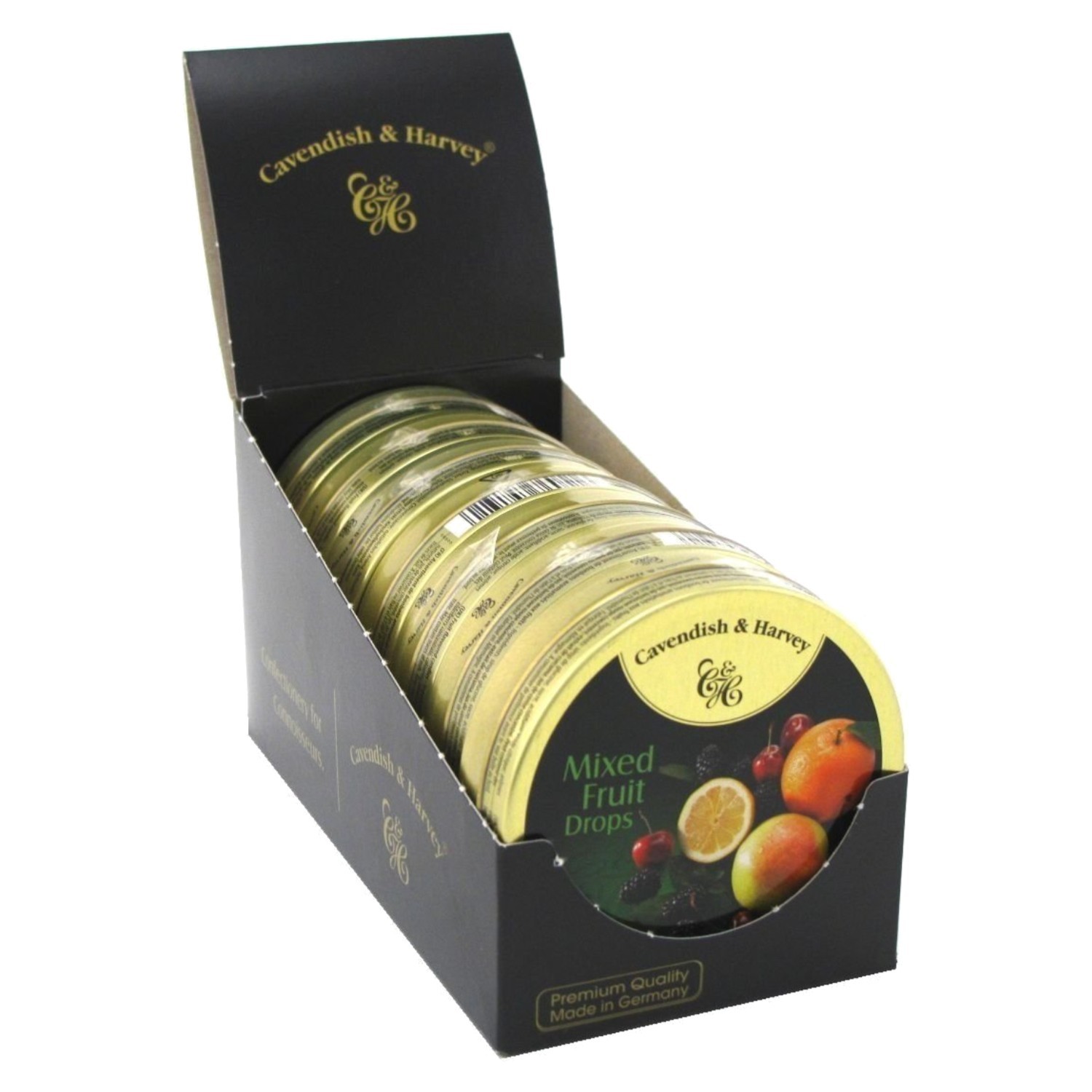 Mixed-Fruit Hard Candy – 7 Tin Variety Pack