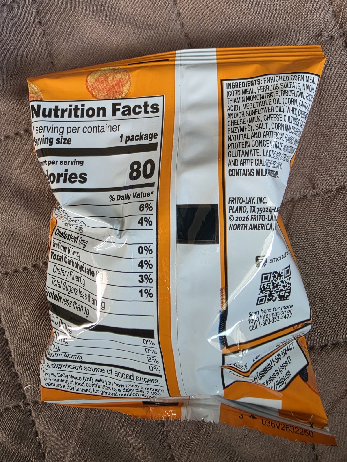 Cheetos Minis Cheddar Cheese Puffed Snack Single Bag, 80 Calories
