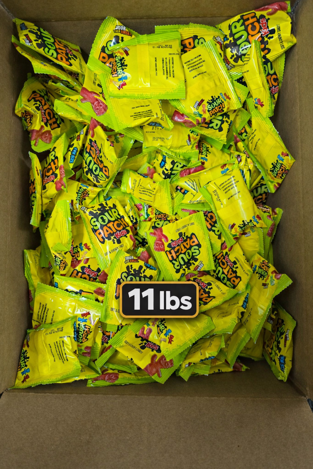 11 LB Wholesale Sour Patch Kids Chewy Candy Fun Size individually Wrap Exp. 6/26