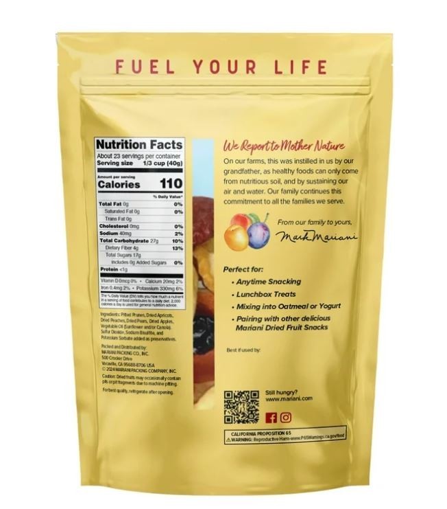Mariani Mixed Fruit 32 oz…..
