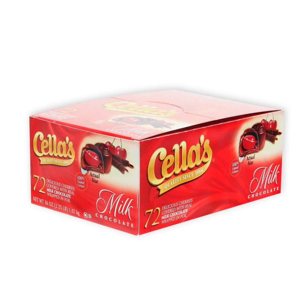 Milk Chocolate Covered Cherries, 72-Count Box