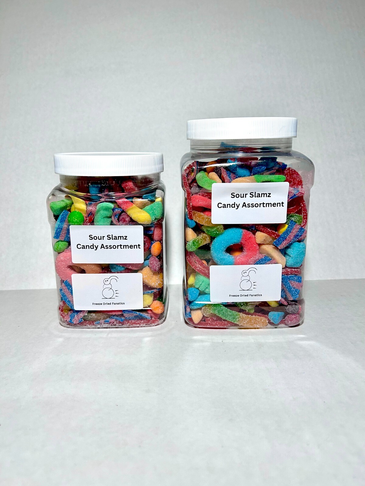 Sour Slamz Bulk Gummy Candy Sour Candy Mash Up Flavor 20oz 30oz Bag Jug