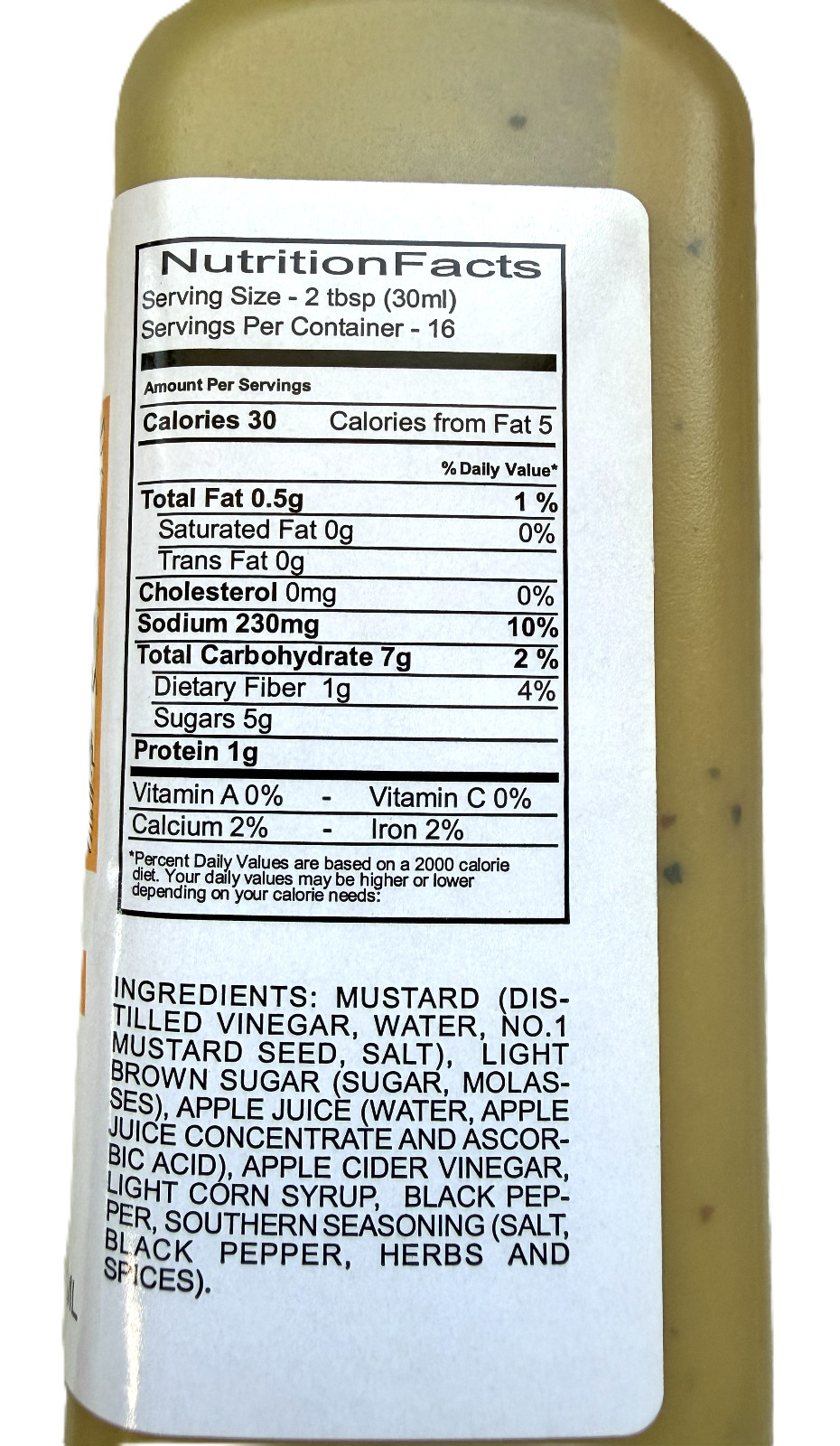 6 Pack Mild Mop N Sop Mustard Sauce