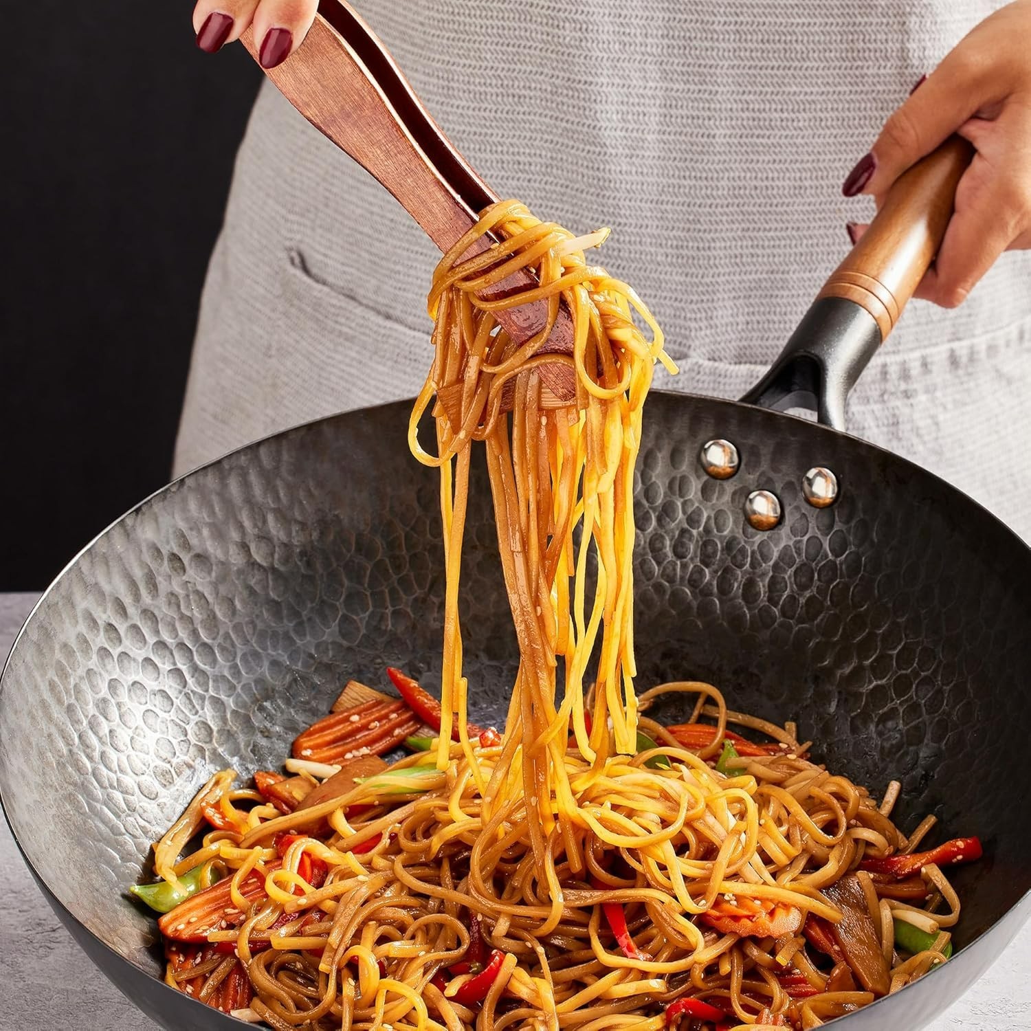 Stir Fry Rice Noodles, Gluten Free, Non GMO, Two Ingredients, Quick Cook, For…