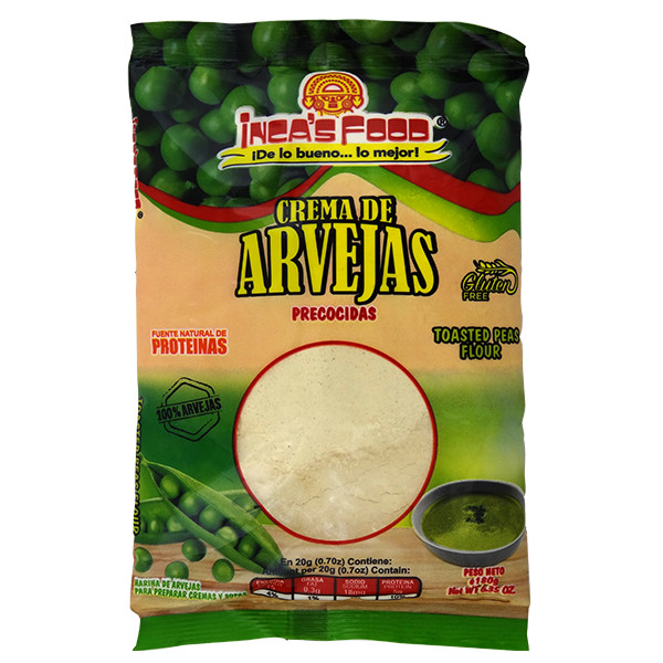 INCAS – FOOD- Crema De Arvejas -. Precocidas 180 G X 3
